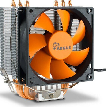 Inter-Tech Argus SU-260 Ψύκτρα Επεξεργαστή για Socket AM4/115x/AM3/AM3+ Πορτοκαλί