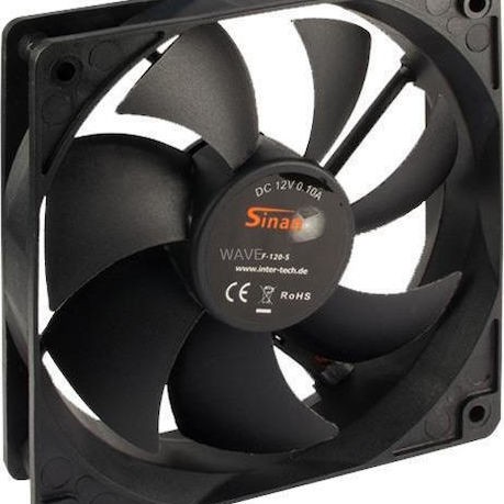 Inter-Tech F-120-S Case Fan με Σύνδεση 3-Pin