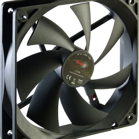 Inter-Tech F-120-S Case Fan με Σύνδεση 3-Pin
