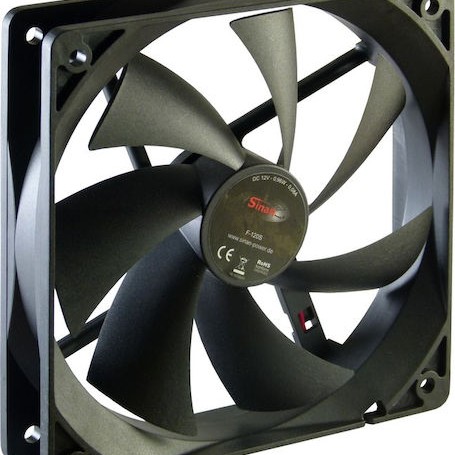 Inter-Tech F-120-S Case Fan με Σύνδεση 3-Pin