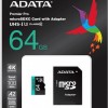 Adata Premier Pro microSDXC 64GB Class 10 U3 V30 A2 UHS-I με αντάπτορα