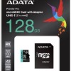 Adata Premier Pro SDXC 128GB Class 10 U3 V30 A2 UHS-I με αντάπτορα
