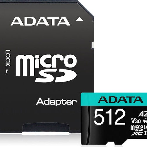 Adata Premier Pro microSDXC 512GB Class 10 U3 V30 A2 UHS-I
