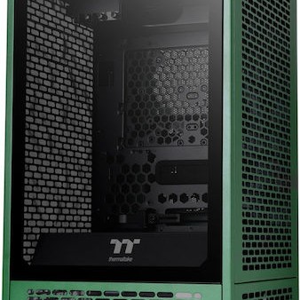 Thermaltake The Tower 200 Mini Chassis Gaming Mini Tower Κουτί Υπολογιστή με Πλαϊνό Παράθυρο Racing Green