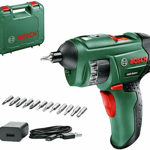 Bosch PSR Select Κατσαβίδι Μπαταρίας 3.6V 1x1.5Ah