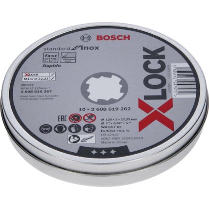 Bosch Δίσκος Κοπής Μετάλλου με 60 Δόντια 125mm 2608619267