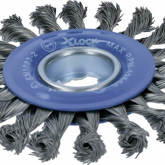 Bosch 2608620731 Συρματόβουρτσα με Κοτσίδες για Γωνιακό Τροχό 115mm