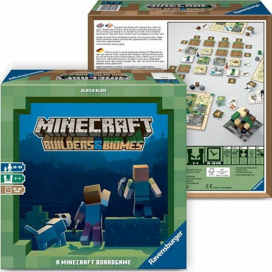 Επιτραπέζιο Παιχνίδι Minecraft Builders & Biomes για 2-4 Παίκτες 10+ Ετών (EN) Ravensburger