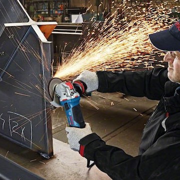 Bosch GWX 19-125 S Τροχός 125mm Ρεύματος 1900W με Ρύθμιση Στροφών