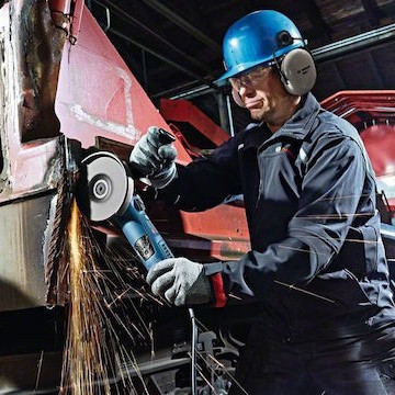 Bosch GWX 19-125 S Τροχός 125mm Ρεύματος 1900W με Ρύθμιση Στροφών