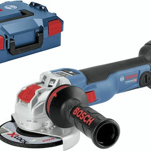 Bosch GWX 18V-10 SC Τροχός 125mm Μπαταρίας Brushless με Ρύθμιση Στροφών 18V Solo