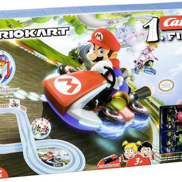 Carrera Πίστα First Mario Kart Racecourse Mario & Luigi για 8+ Ετών
