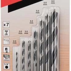 Makita Σετ 7 Τρυπάνια με Εξάγωνο Στέλεχος για Ξύλο