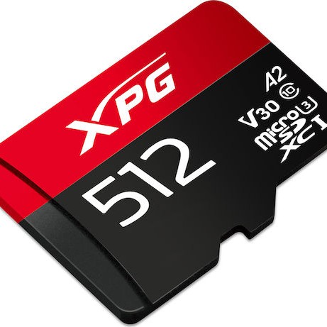 Adata XPG microSDXC 512GB Class 10 U3 V30 A2 UHS-I