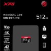 Adata XPG microSDXC 512GB Class 10 U3 V30 A2 UHS-I