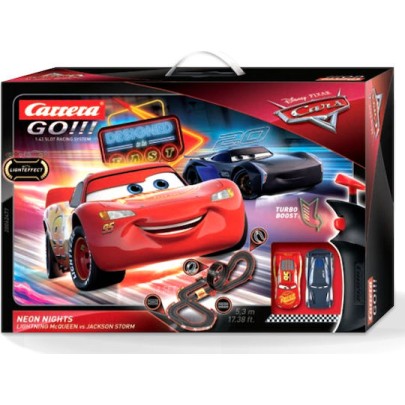 Carrera Disney Cars Disney·Pixar Cars - Neon Nights Πίστα 1:43 για 6+ Ετών