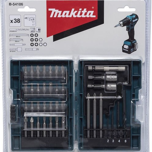 Makita Σετ 38 Τρυπάνια