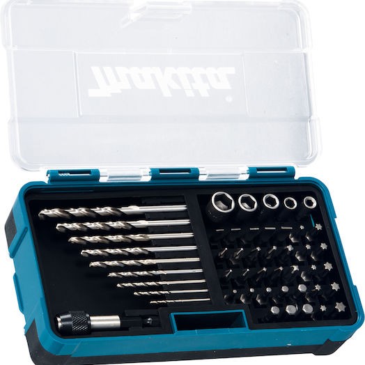 Makita Σετ Κατσαβιδόλαμες 1/4 & Τρυπάνια Σετ 48 Τρυπάνια με Εξάγωνο Στέλεχος