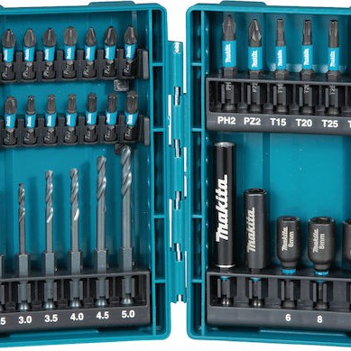 Makita Σετ 33 Τρυπάνια με Κυλινδρικό Στέλεχος