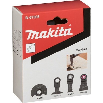 Makita Λάμες Πολυεργαλείων 4τμχ B-67505