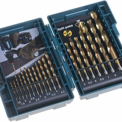 Makita Σετ 19 Διαμαντοτρύπανα HSS με Κυλινδρικό Στέλεχος για Μέταλλο