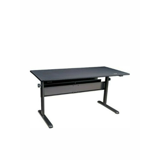 Ηλεκτρικό Γραφείο Gaming Bale Station Ξύλινο Black με Μεταλλικά Πόδια & Ρυθμιζόμενο Ύψος 150x70x73.5εκ.