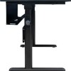Ηλεκτρικό Γραφείο Gaming Bale Station Ξύλινο Black με Μεταλλικά Πόδια & Ρυθμιζόμενο Ύψος 150x70x73.5εκ.