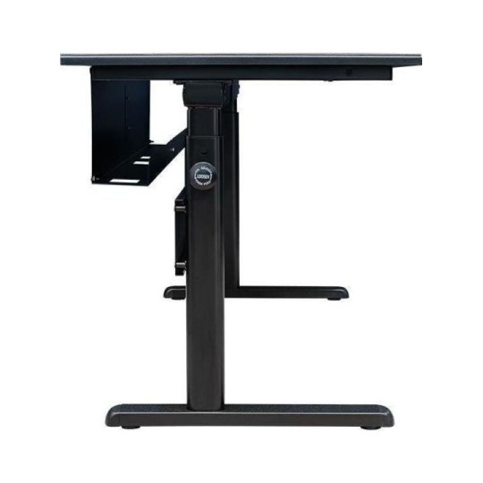 Ηλεκτρικό Γραφείο Gaming Bale Station Ξύλινο Black με Μεταλλικά Πόδια & Ρυθμιζόμενο Ύψος 150x70x73.5εκ.