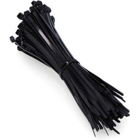 fischer Δεματικά Καλωδίων 200x3.6mm Μαύρο 100τμχ 37573