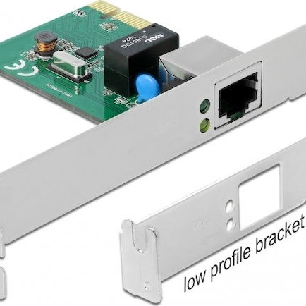 DeLock Ενσύρματη Κάρτα Δικτύου Gigabit (1Gbps) Ethernet PCI-e