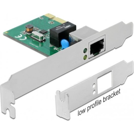DeLock Ενσύρματη Κάρτα Δικτύου Gigabit (1Gbps) Ethernet PCI-e