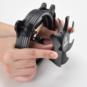 Enermax T.B. RGB AD. Case Fan 120mm με Σύνδεση 4-Pin PWM 3τμχ