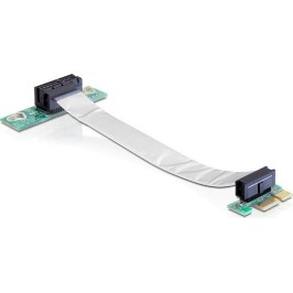 DeLock Riser Card with Flexible cable 0.13m left Insertion