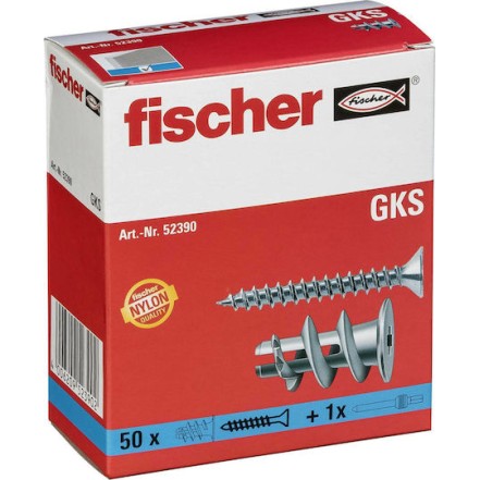 fischer GK S Ούπα Πλαστικό 22x22mm 50τμχ 52390