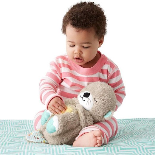 Fisher Price Βίδρα με Κίνηση Αναπνοής από Ύφασμα με Μουσική για Νεογέννητα