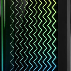 Sharkoon RGB Lit 200 Gaming Midi Tower Κουτί Υπολογιστή με Πλαϊνό Παράθυρο Μαύρο