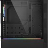 Sharkoon RGB Lit 200 Gaming Midi Tower Κουτί Υπολογιστή με Πλαϊνό Παράθυρο Μαύρο