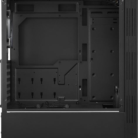 Sharkoon RGB Lit 200 Gaming Midi Tower Κουτί Υπολογιστή με Πλαϊνό Παράθυρο Μαύρο