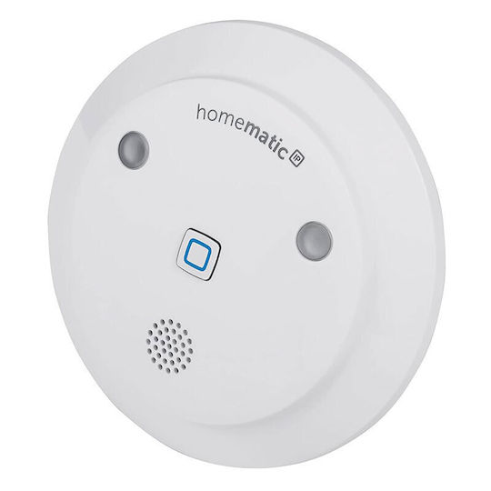 HomeMatic Ασύρματη RF Σειρήνα Συναγερμού Μπαταρίας Εσωτερικού Χώρου 90dB με Λευκό Φως 4.5x12.4εκ.