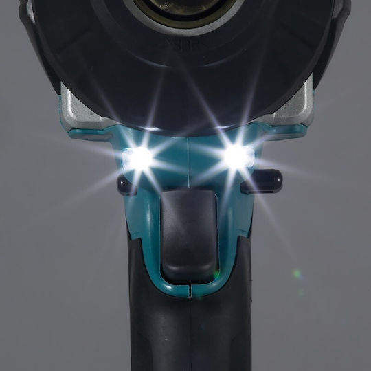 Makita Brushless Μπουλονόκλειδο Μπαταρίας 18V 2x5Ah με Υποδοχή 1/2