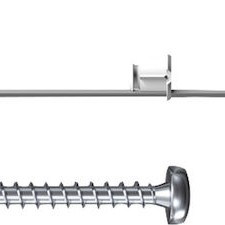 fischer Κιτ Βιδωτού Γάντζου + Επιτοίχιου Βύσματος 5cm Ούπα Πλαστικό 10x50mm 10τμχ