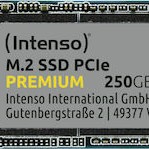 Intenso Premium SSD 250GB M.2 NVMe PCI Express 3.0