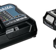 Makita Κρουστικό Δραπανοκατσάβιδο Μπαταρίας 10.8V 2x2Ah