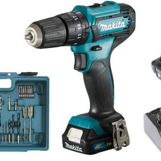 Makita Κρουστικό Δραπανοκατσάβιδο Μπαταρίας 10.8V 2x2Ah