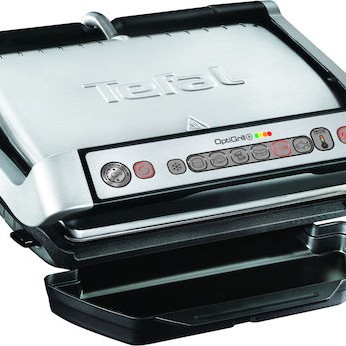 Tefal Optigrill+ Τοστιέρα Γκριλιέρα με Αποσπώμενες Πλάκες 2000W Inox