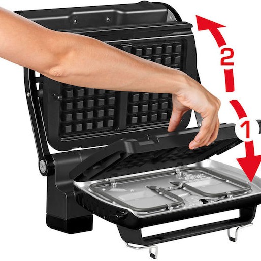 Tefal Optigrill+ Τοστιέρα Γκριλιέρα με Αποσπώμενες Πλάκες 2000W Inox