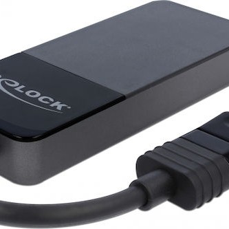 DeLock video splitter Μετατροπέας DisplayPort male σε DisplayPort female