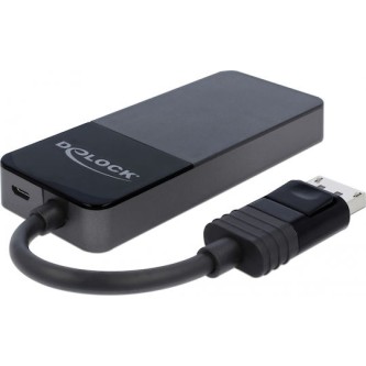 DeLock video splitter Μετατροπέας DisplayPort male σε DisplayPort female