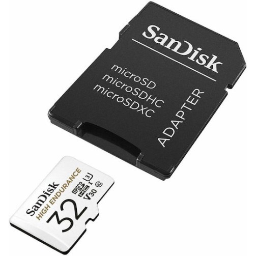 Sandisk High Endurance microSDHC 32GB Class 10 U3 V30 UHS-I με αντάπτορα