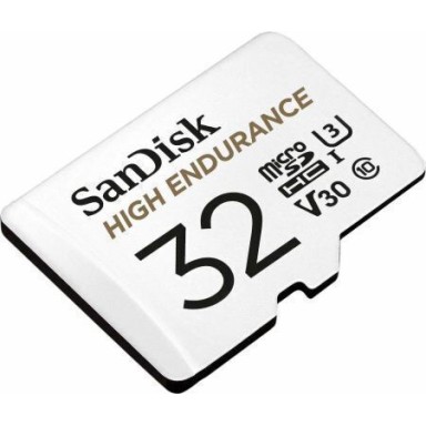 Sandisk High Endurance microSDHC 32GB Class 10 U3 V30 UHS-I με αντάπτορα